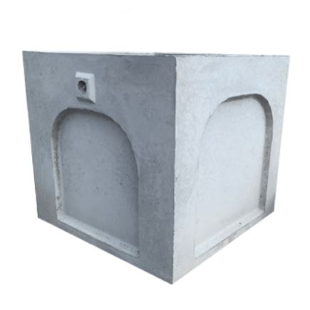 3000L Pre-cast Concrete Septic Tank with Baffle